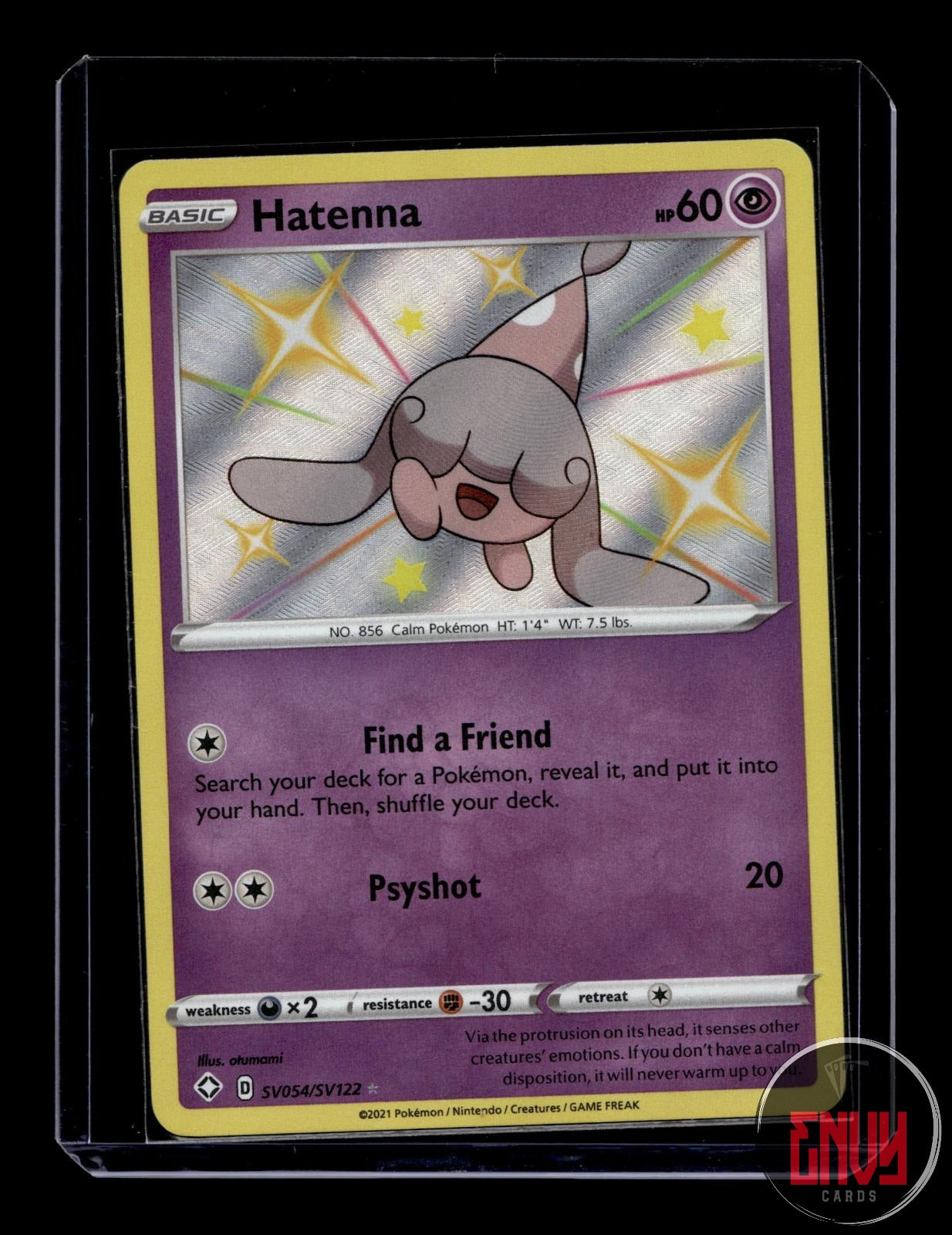 Hatenna Near Mint SV054/SV122 Shiny Rare Shining Fates Shiny Vault Pokemon