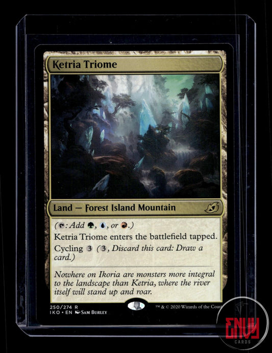 Ketria Triome Lightly Played 250 Rare Ikoria: Lair of Behemoths