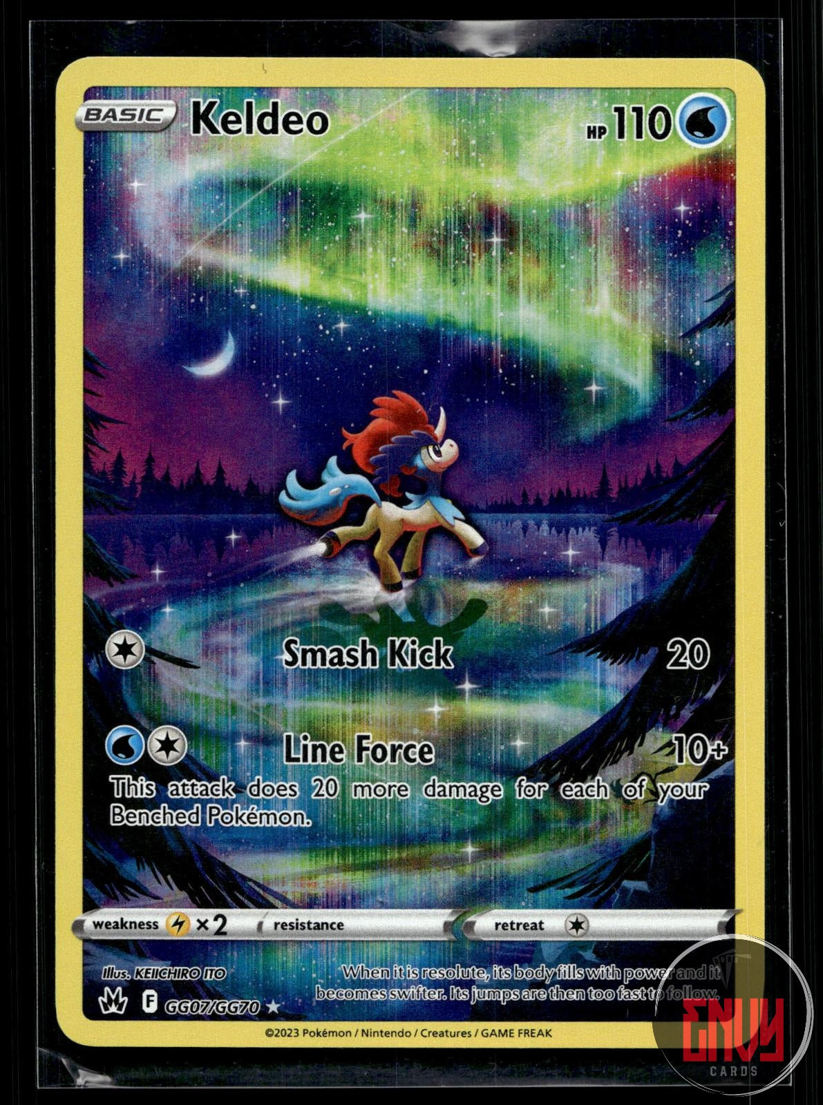 Keldeo NM GG07/GG70 TG Crown Zenith Galarian Gallery Pokemon Holo