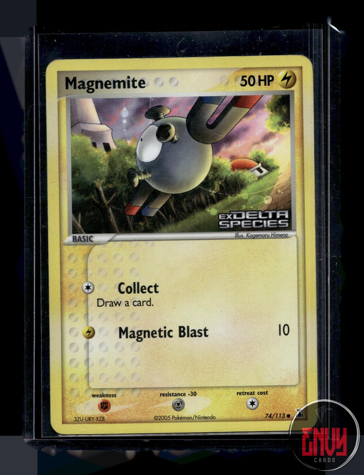 Magnemite Moderately Played 74/113 Common Delta Species Pokemon Reverse Holo