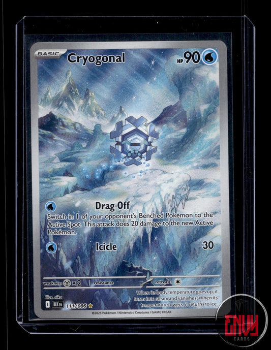 Cryogonal Near Mint 111/086 Illustration Rare Black Bolt Pokemon