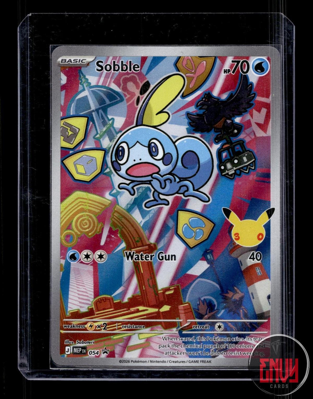 Sobble NM 054 P ME: Mega Evolution Promo Pokemon Holo