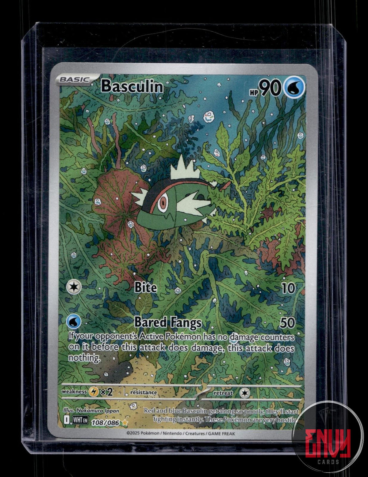 Basculin NM 108/086 IR White Flare Pokemon Holo