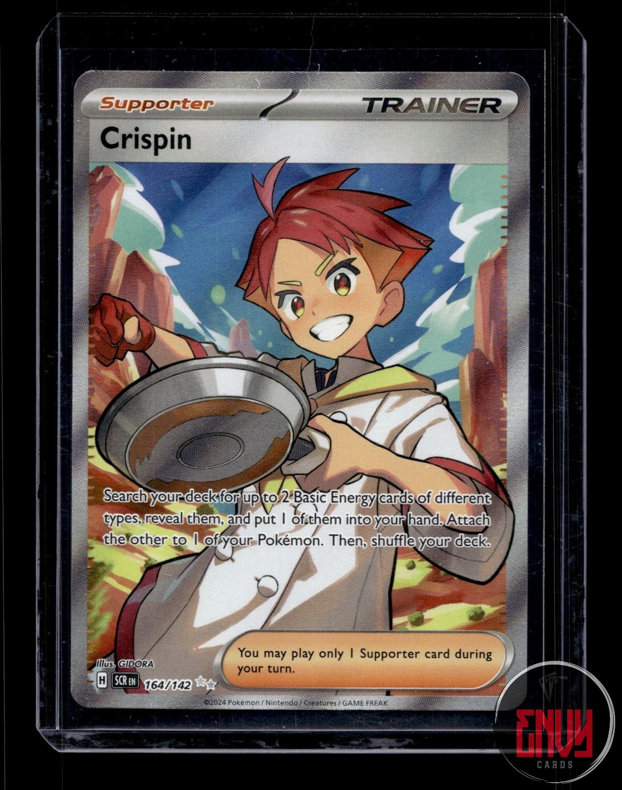 Crispin Near Mint 164/142 Ultra Rare Stellar Crown Pokemon