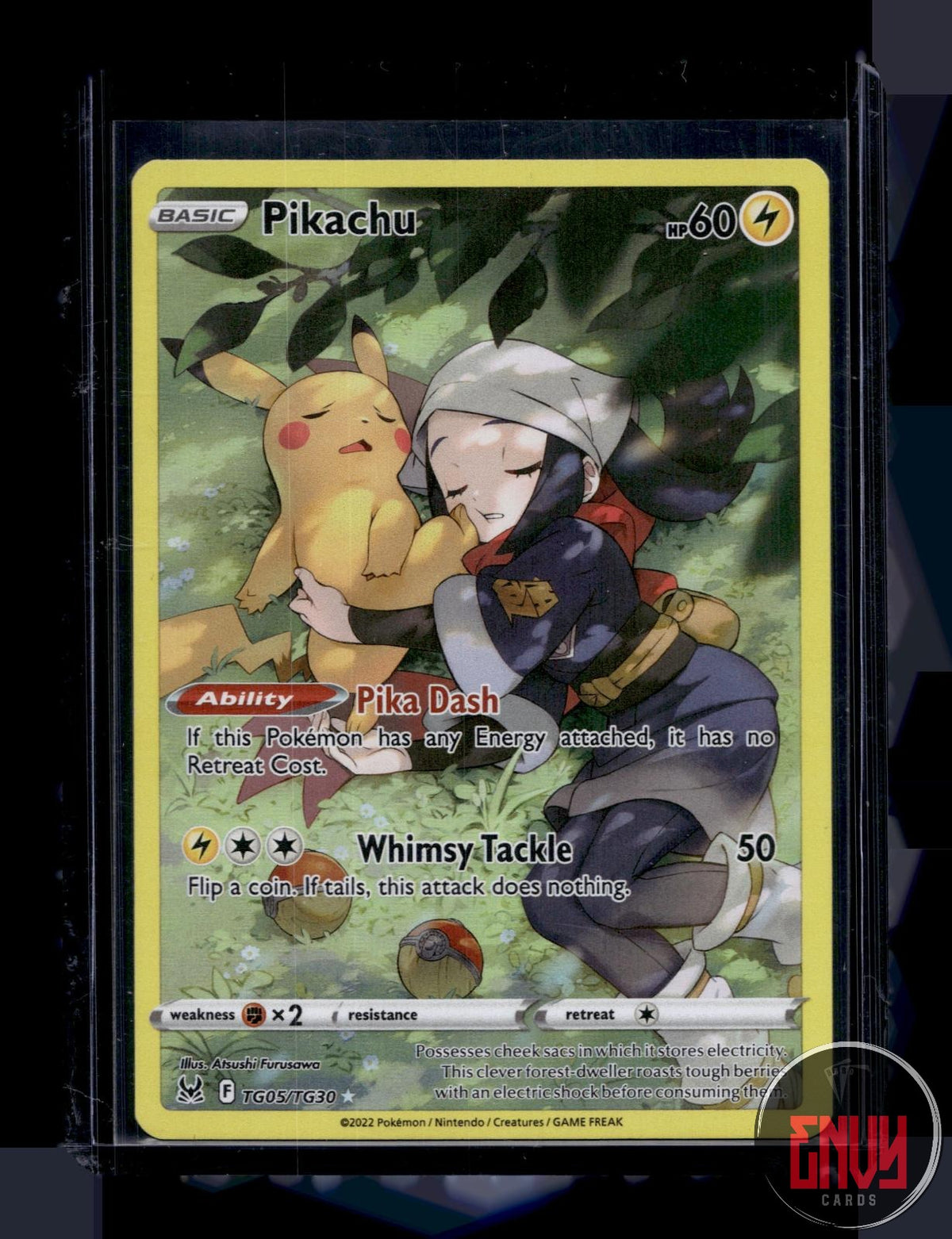 Pikachu NM TG05/TG30 TG Lost Origin Trainer Gallery Pokemon Holo