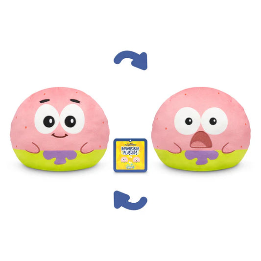 PLUSHIVERSE: REVERSIBLE PLUSHIE 6IN - PATRICK [HAPPY + SHOCKED] [PINK]