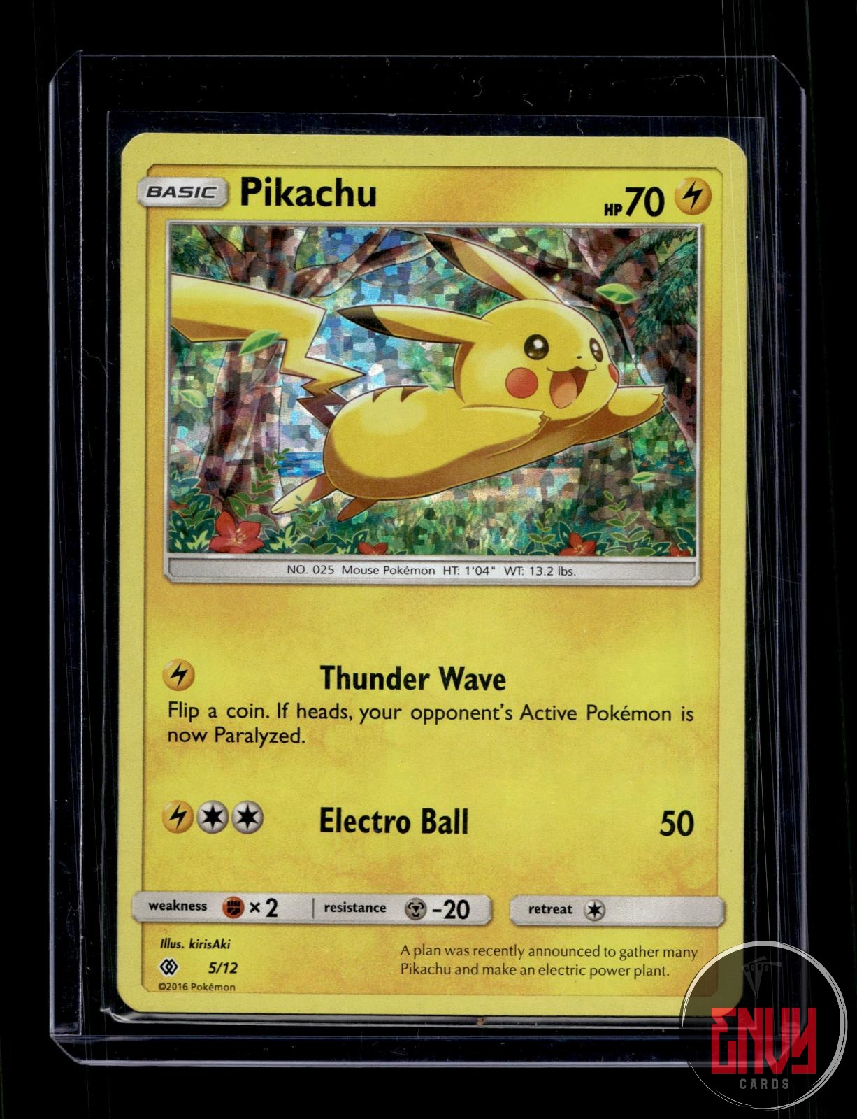 Pikachu Near Mint 005/012 Promo McDonald's Promos 2017 Pokemon Holo