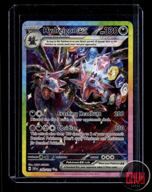 Hydreigon ex Near Mint 240/191 Special Illustration Rare Surging Sparks Pokemon