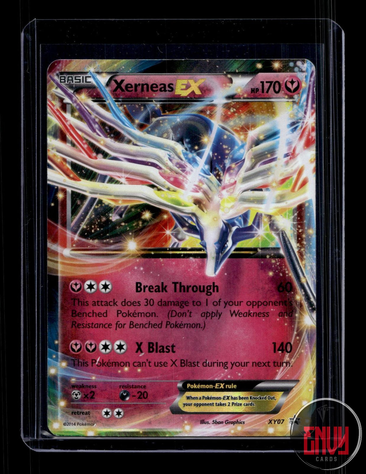 Xerneas EX Moderately Played XY07 Promo XY Promo Pokemon Holo
