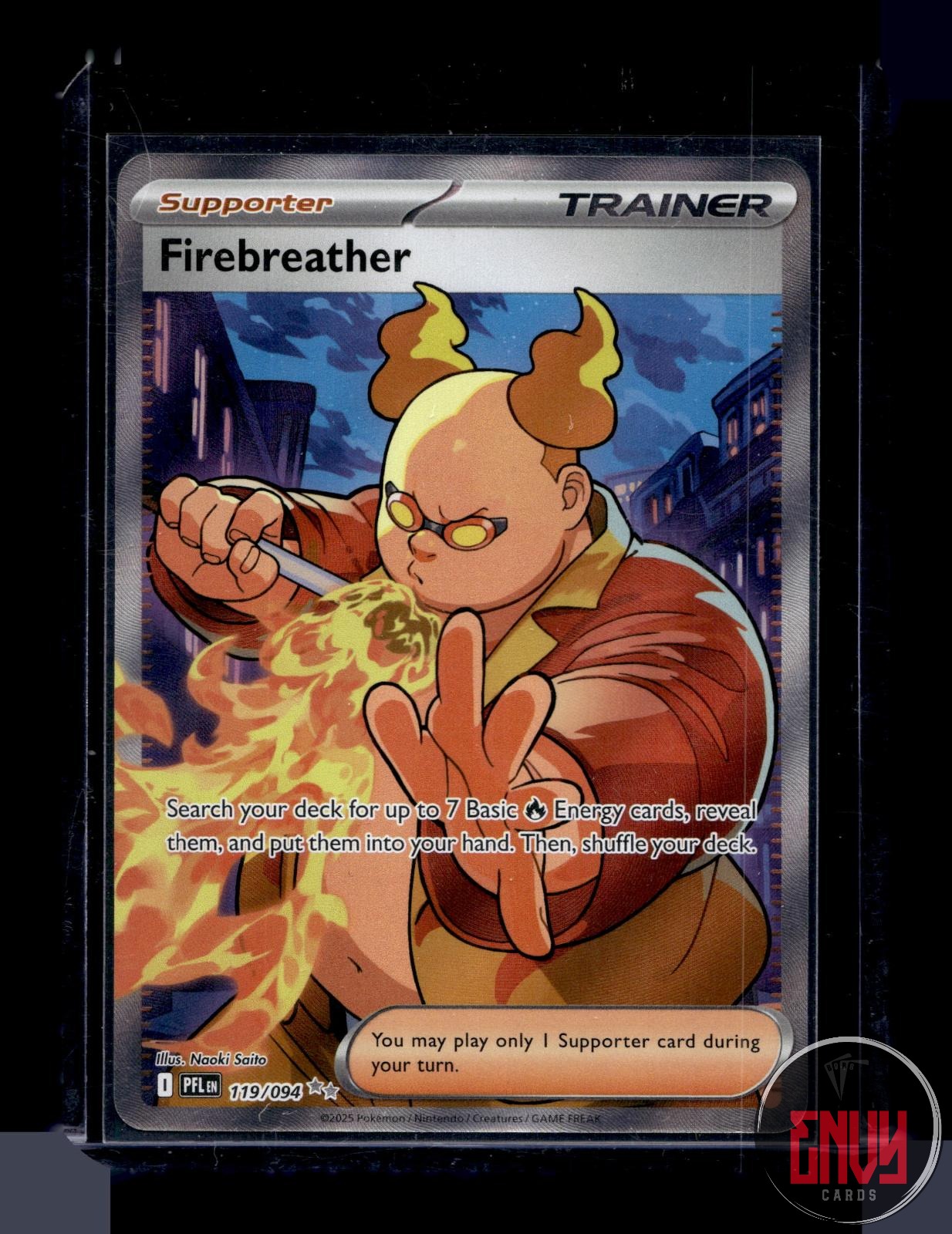 Firebreather Near Mint 119/094 Ultra Rare Phantasmal Flames Pokemon