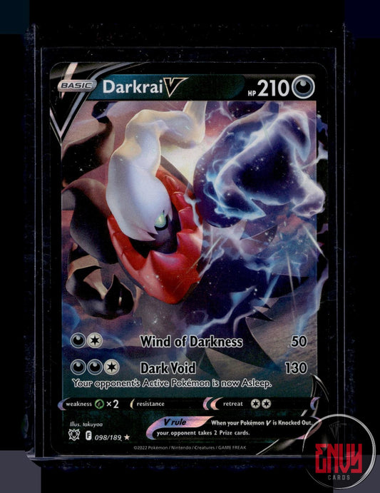 Darkrai V Near Mint 098/189 V Rare Astral Radiance Pokemon