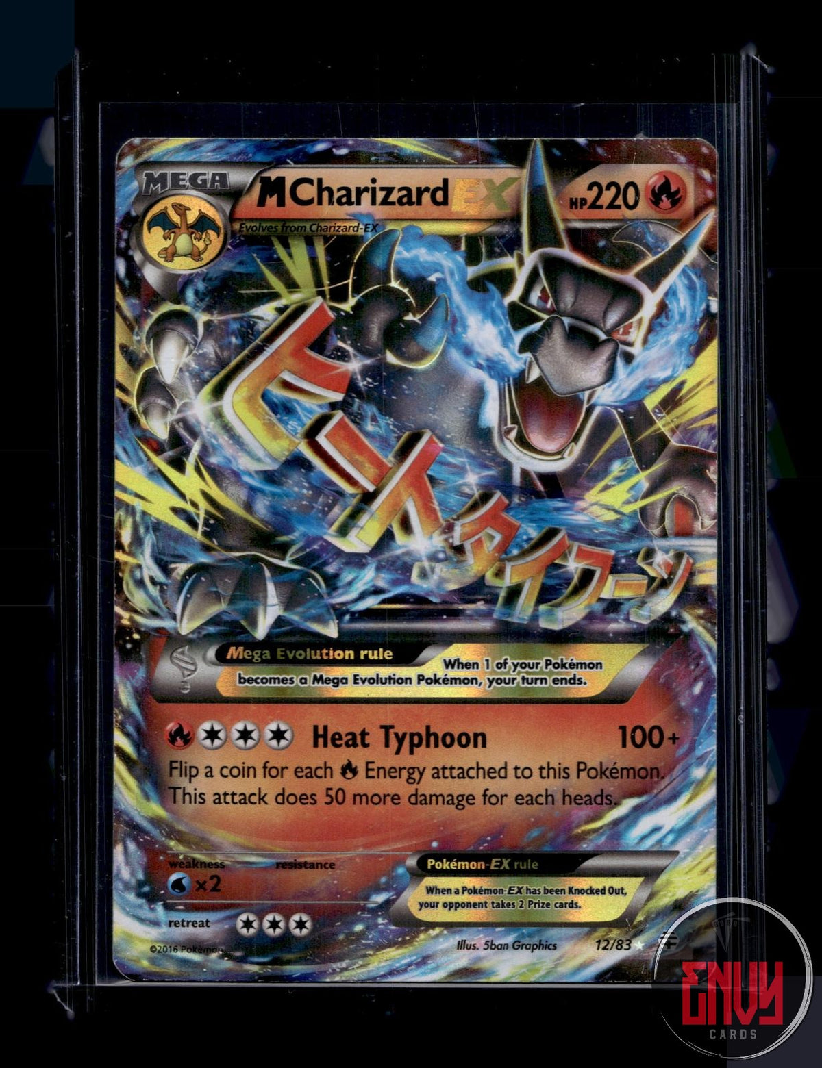M Charizard EX Lightly Played 12/83 EX Rare Generations Pokemon Holo