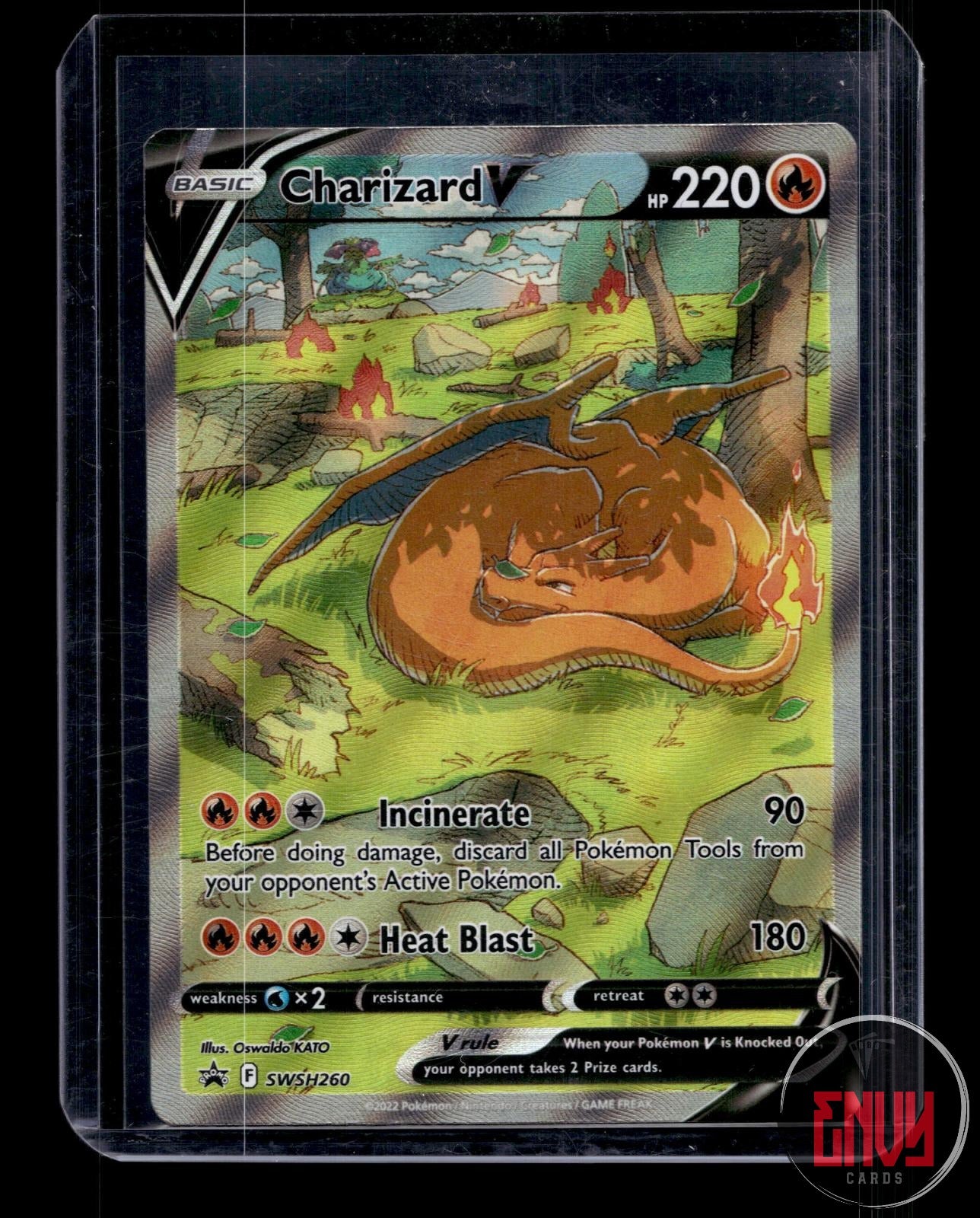 Charizard V Near Mint SWSH260 Promo Sword & Shield Promo Pokemon