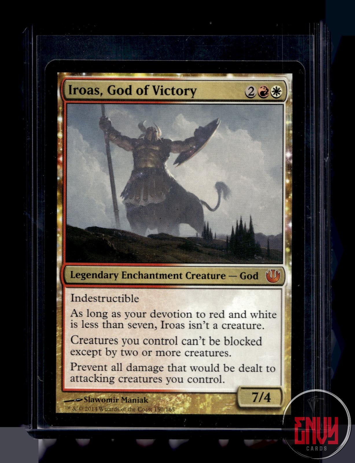 Iroas, God of Victory LP 150 Mythic Journey Into Nyx Magic: The Gathering