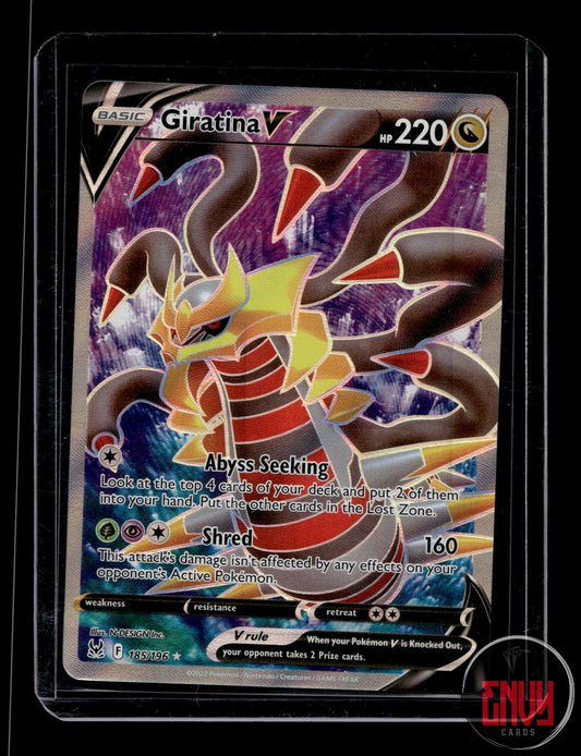 Giratina V Near Mint 185/196 Ultra Rare Lost Origin Pokemon