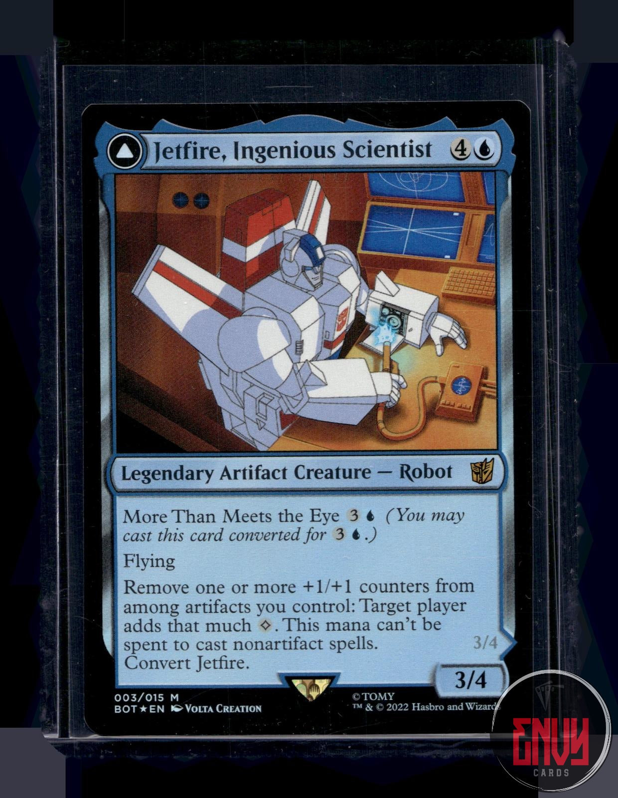 Jetfire, Ingenious Scientist LP 3 Mythic Universes Beyond: Transformers Foil