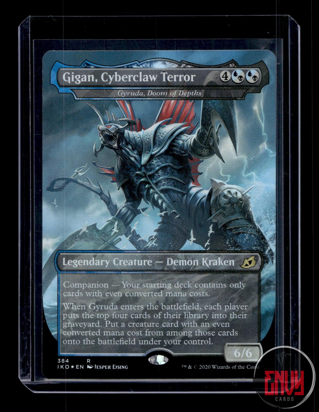 Gigan, Cyberclaw Terror - Gyruda, Doom of Depths LP 384 IKO Foil