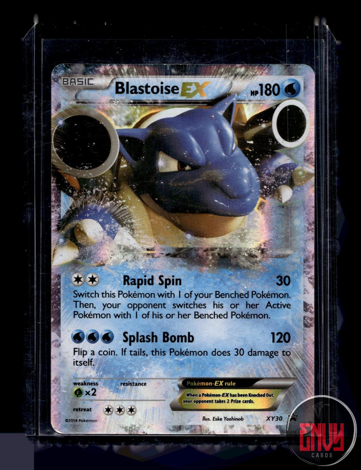 Blastoise EX Moderately Played XY30 Promo XY Promo Pokemon Holo