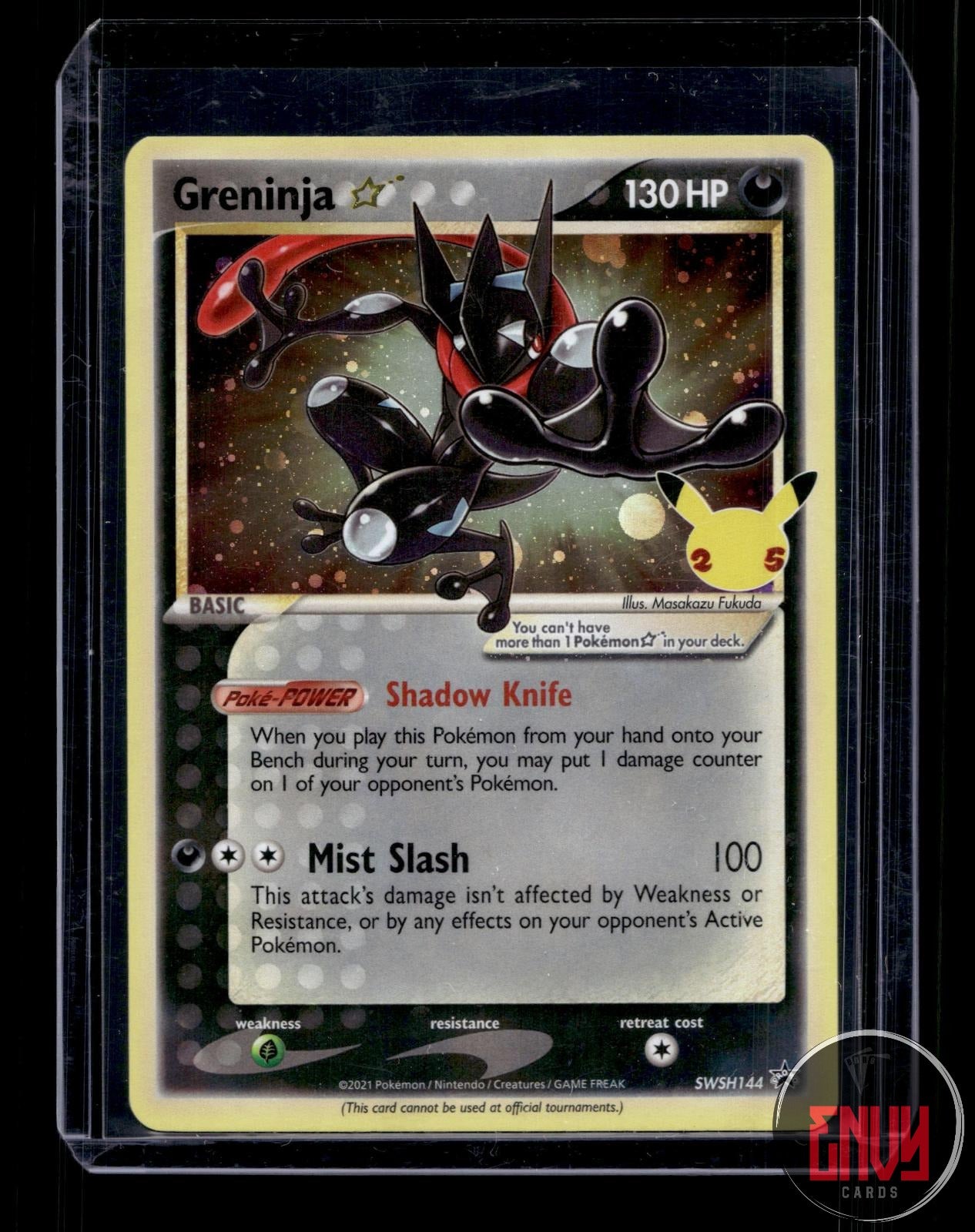Greninja Star Near Mint SWSH144 Promo Sword & Shield Promo Pokemon Holo