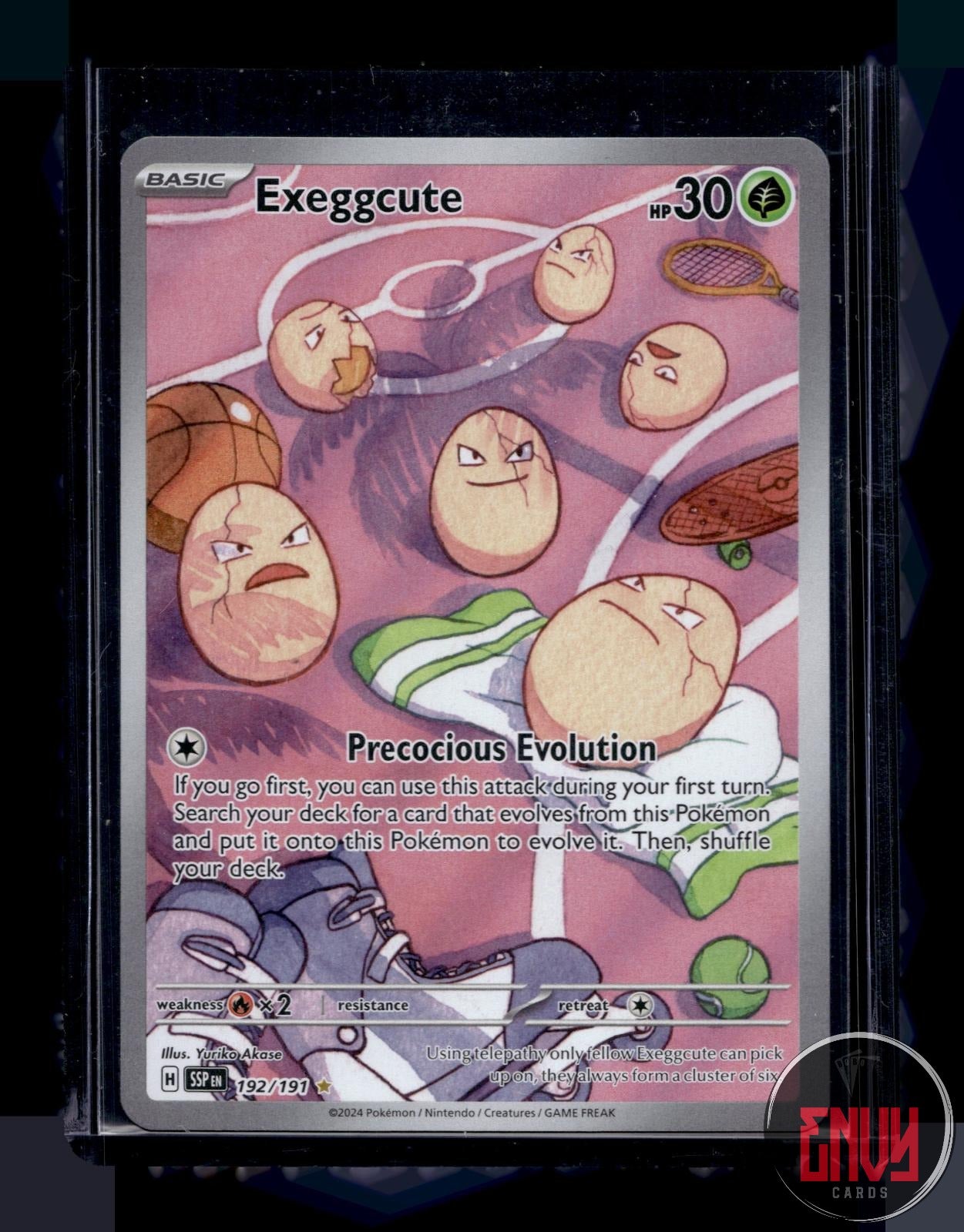 Exeggcute Near Mint 192/191 Illustration Rare Surging Sparks Pokemon