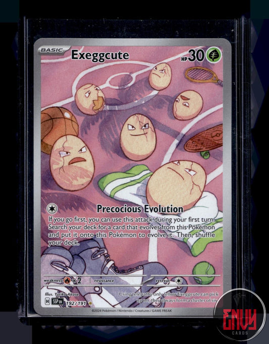 Exeggcute Near Mint 192/191 Illustration Rare Surging Sparks Pokemon