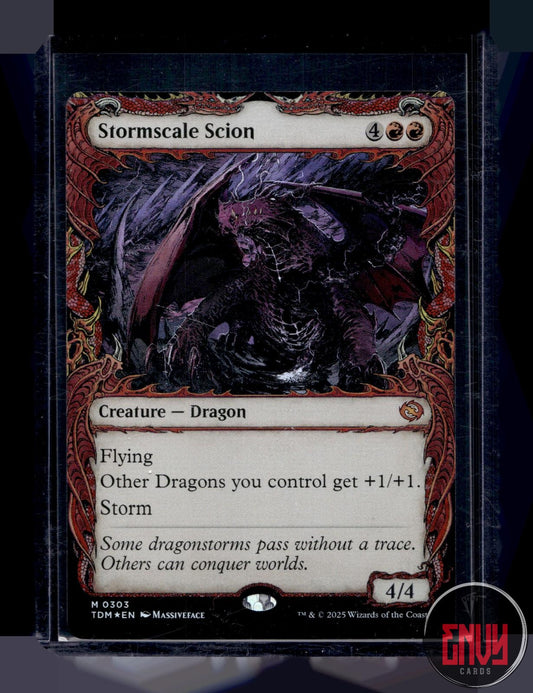 Stormscale Scion (Showcase) NM 303 Tarkir: Dragonstorm Magic: The Gathering Foil