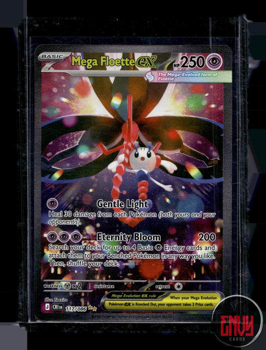 Mega Floette ex NM 117/086 Special Illustration Rare Chaos Rising Pokemon Holo