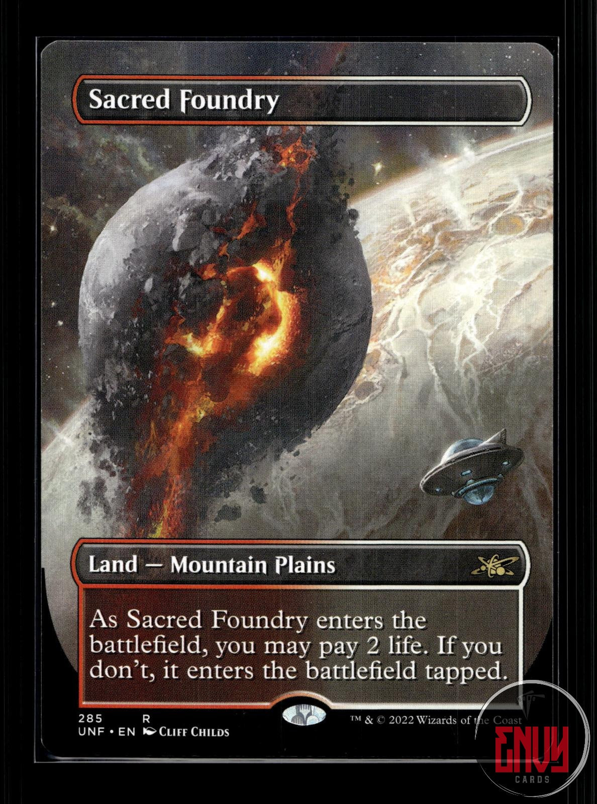 Sacred Foundry (Borderless) Near Mint 285 Rare Unfinity