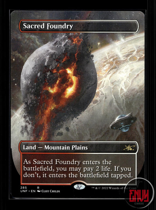 Sacred Foundry (Borderless) Near Mint 285 Rare Unfinity