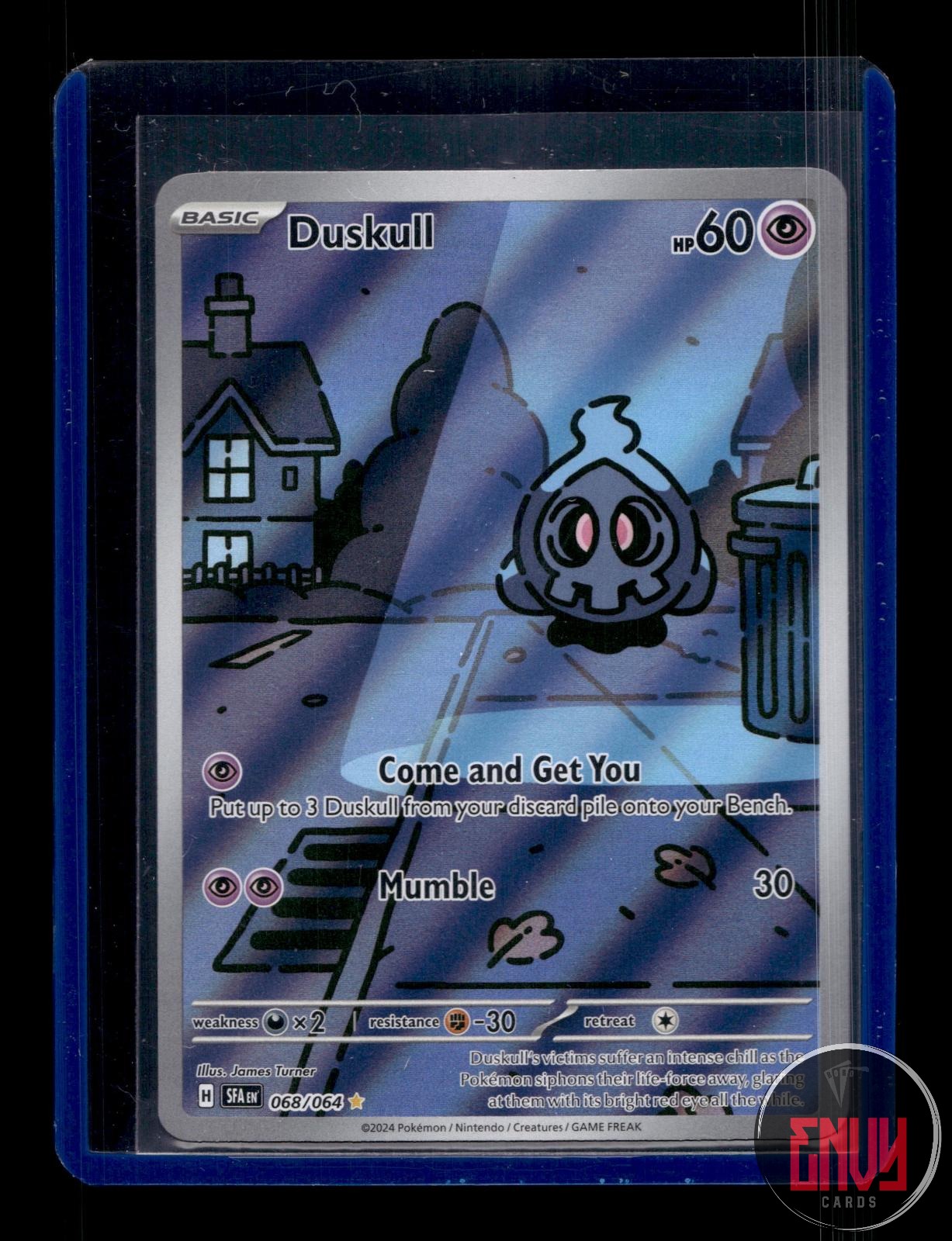Duskull Near Mint 068/064 Illustration Rare Shrouded Fable Pokemon Holo