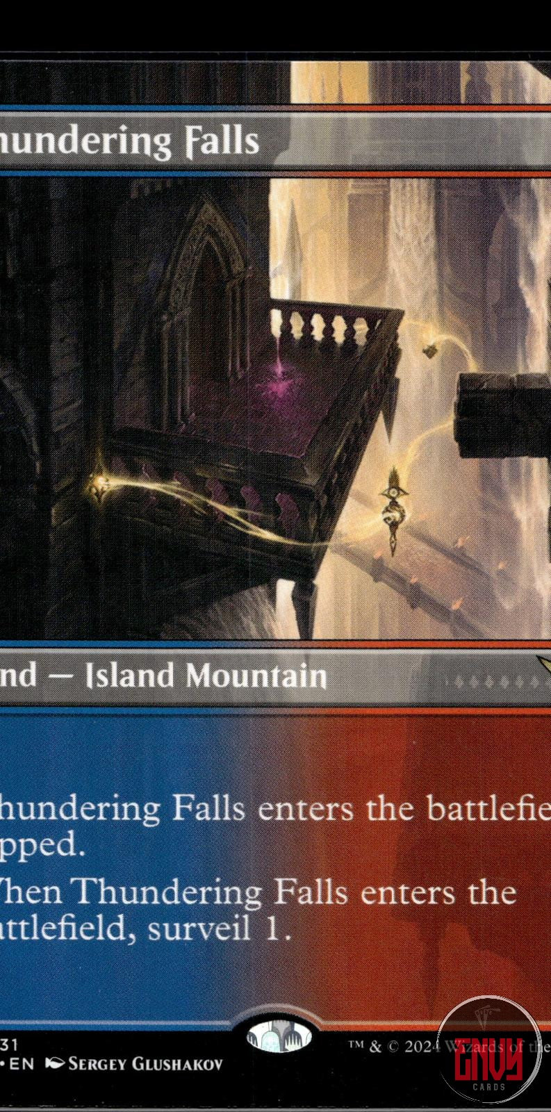 Thundering Falls (Borderless) Near Mint 331 Rare Murders at Karlov Manor