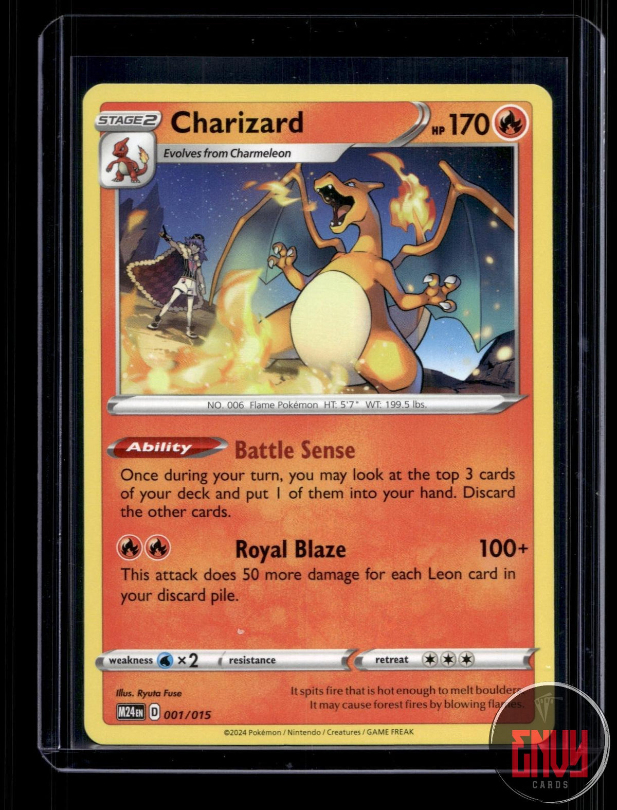 Charizard Lightly Played 001/015 Promo McDonald's Promos 2024 Pokemon