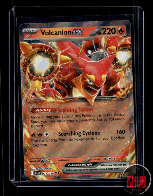 Volcanion ex Near Mint 031/159 Double Rare Journey Together Pokemon