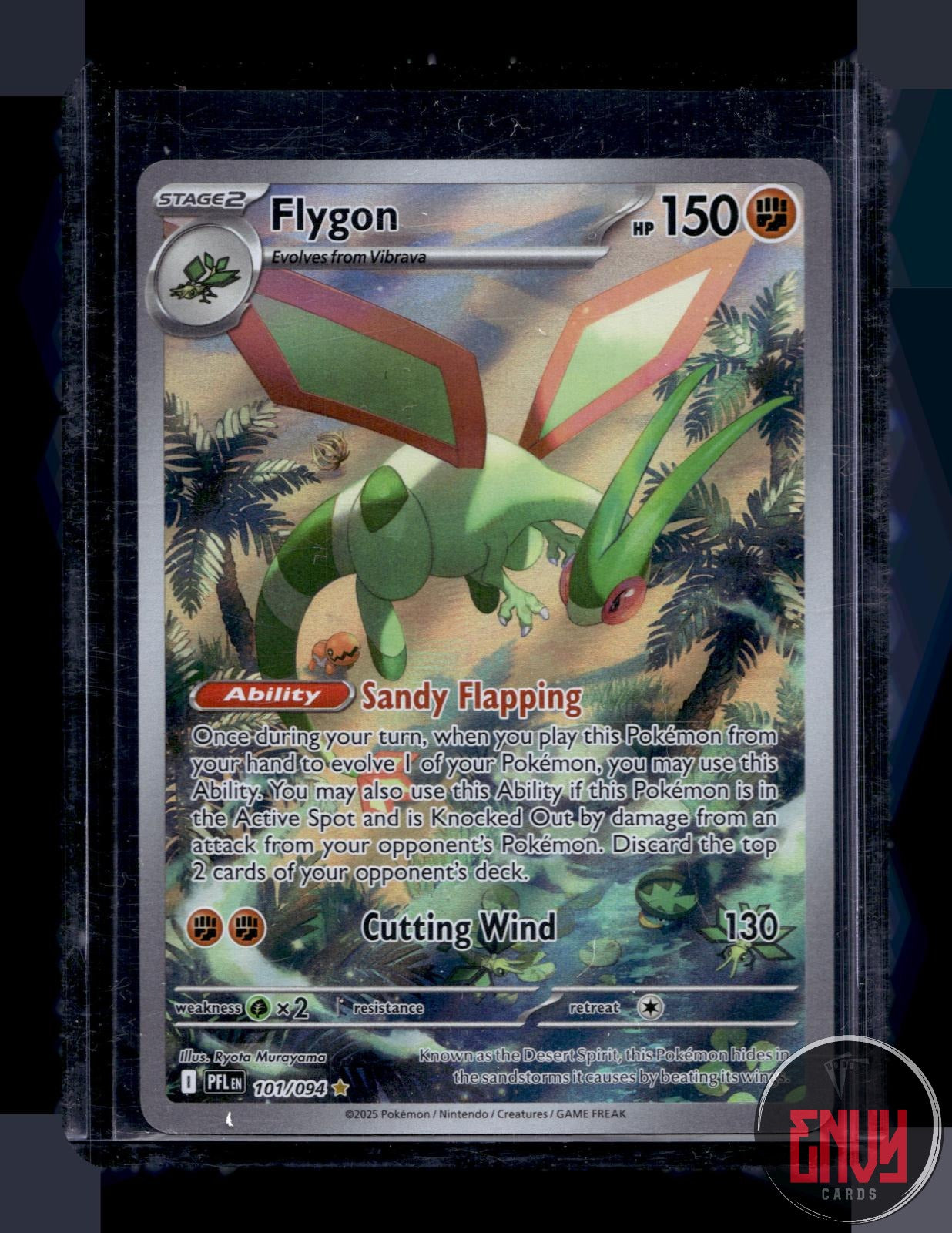 Flygon Near Mint 101/094 Illustration Rare Phantasmal Flames Pokemon