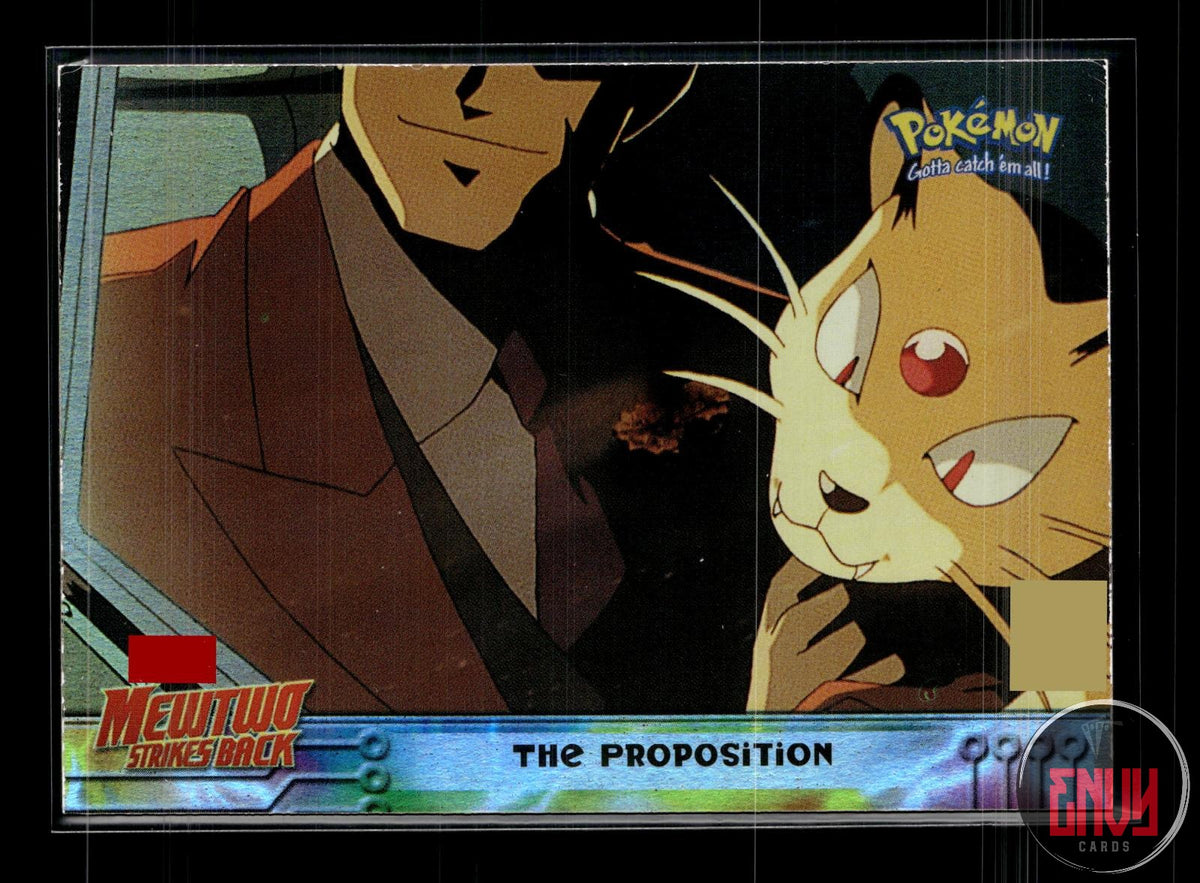 The Proposition LP #5 Topps The First Movie Trading Cards Pokemon FOIL