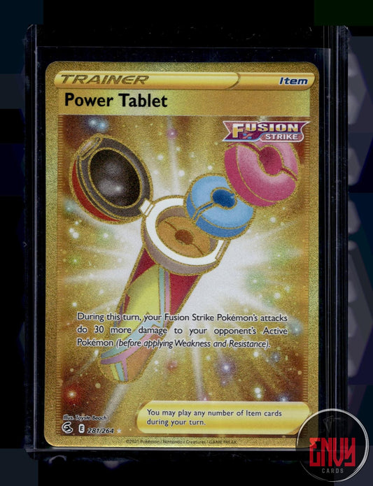 Power Tablet Near Mint 281/264 Secret Rare Fusion Strike Pokemon
