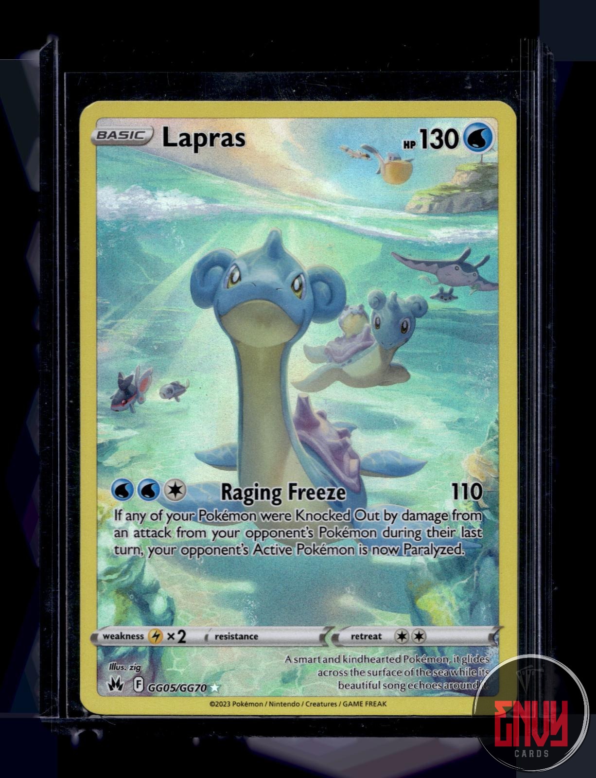 Lapras NM GG05/GG70 Trainer Gallery Rare Crown Zenith Galarian Gallery Pokemon