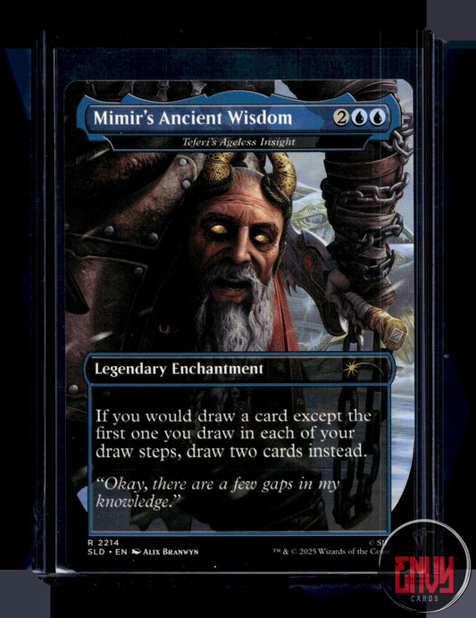 Mimir's Ancient Wisdom - Teferi's Ageless Insight NM 2214 SLD Series
