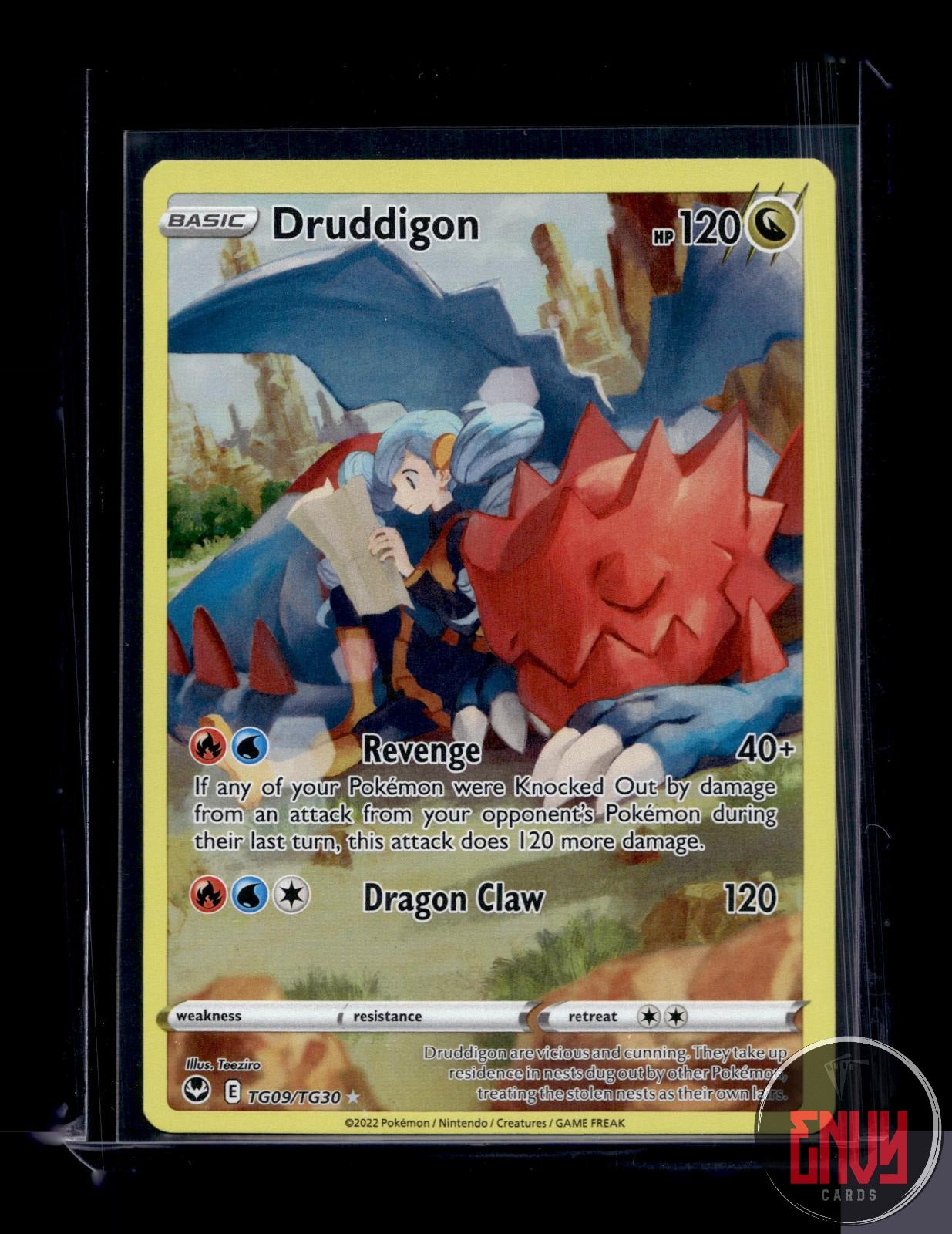 Druddigon LP TG09/TG30 Silver Tempest Trainer Gallery Pokemon