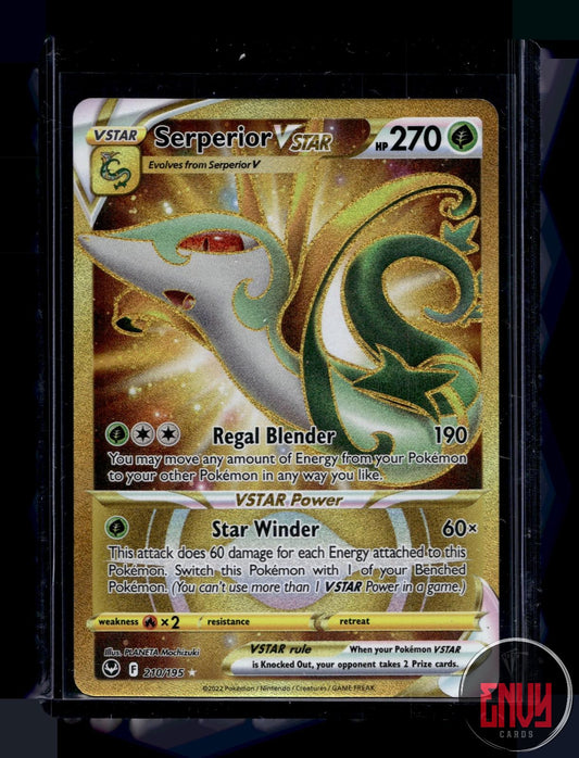 Serperior VSTAR Near Mint 210/195 Secret Rare Silver Tempest Pokemon
