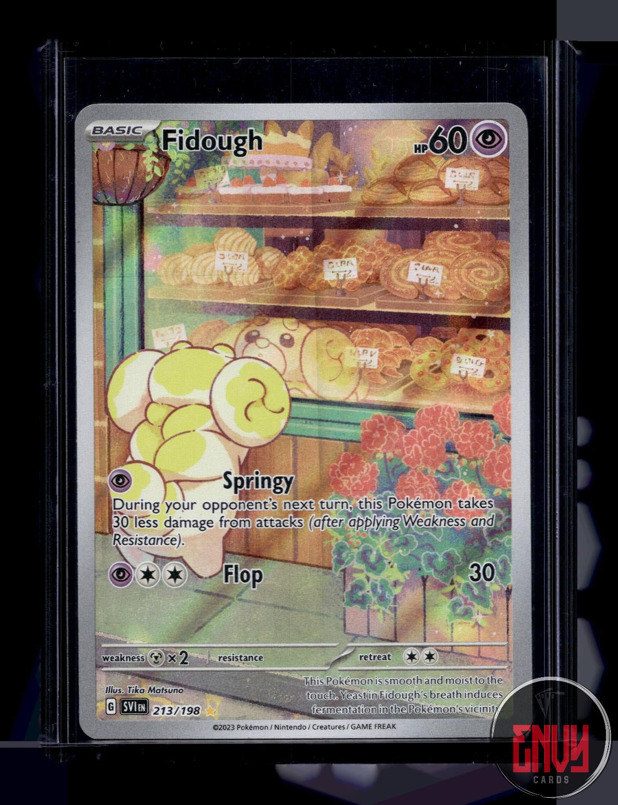 Fidough Near Mint 213/198 Illustration Rare Scarlet & Violet Pokemon Holo