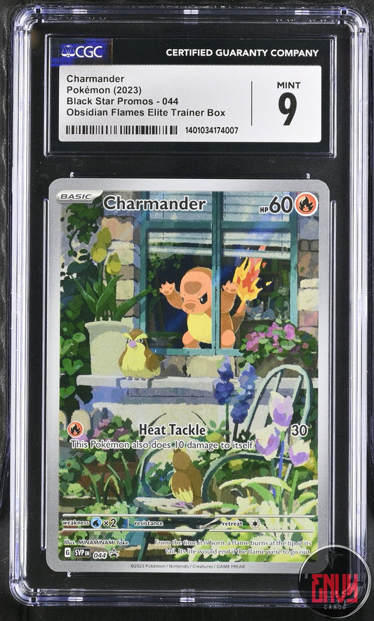 Charmander 044 Obsidian Flames Elite Trainer Box Pokemon CGC 9 Mint