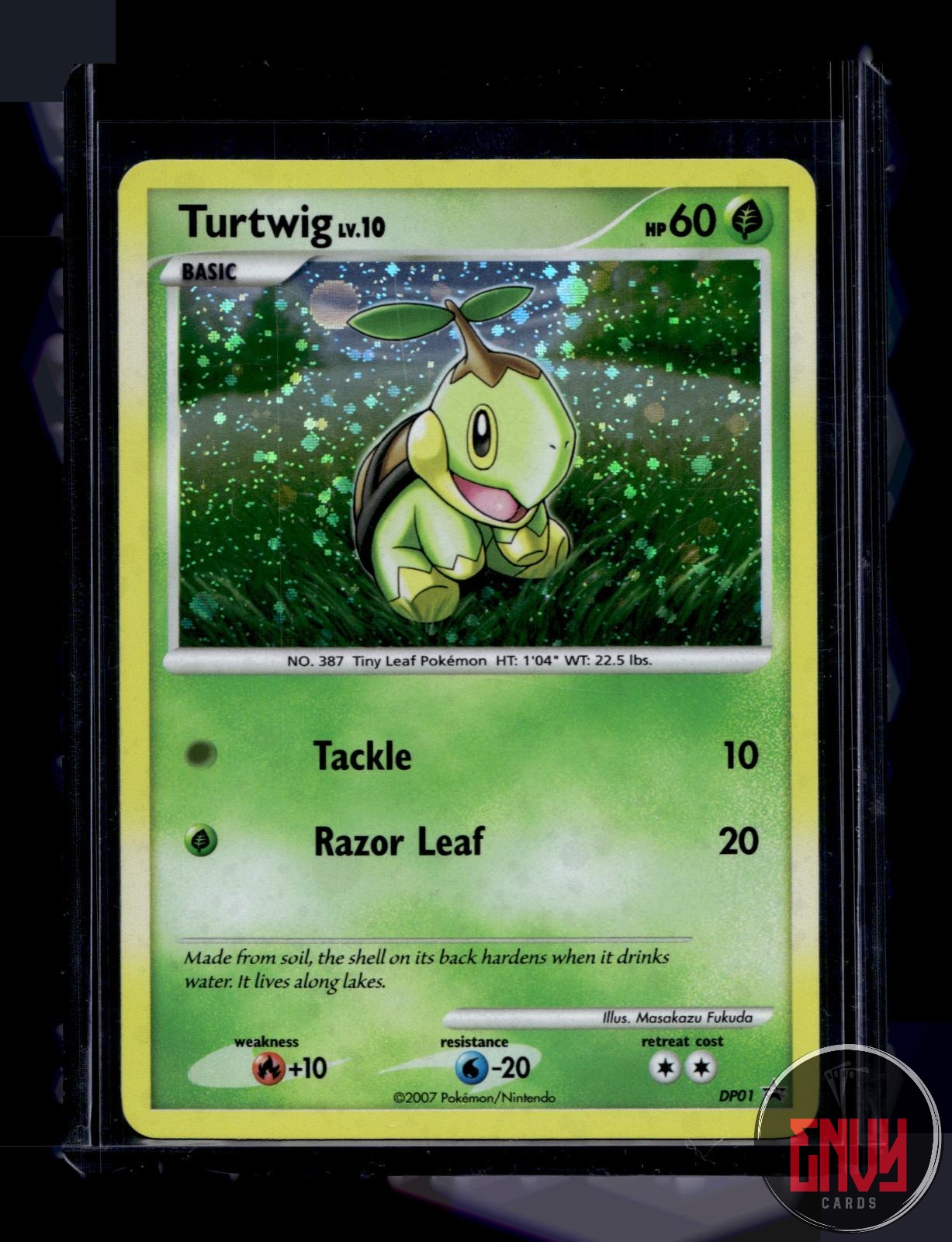 Turtwig Moderately Played DP01 Promo Diamond and Pearl Promos Pokemon Holo