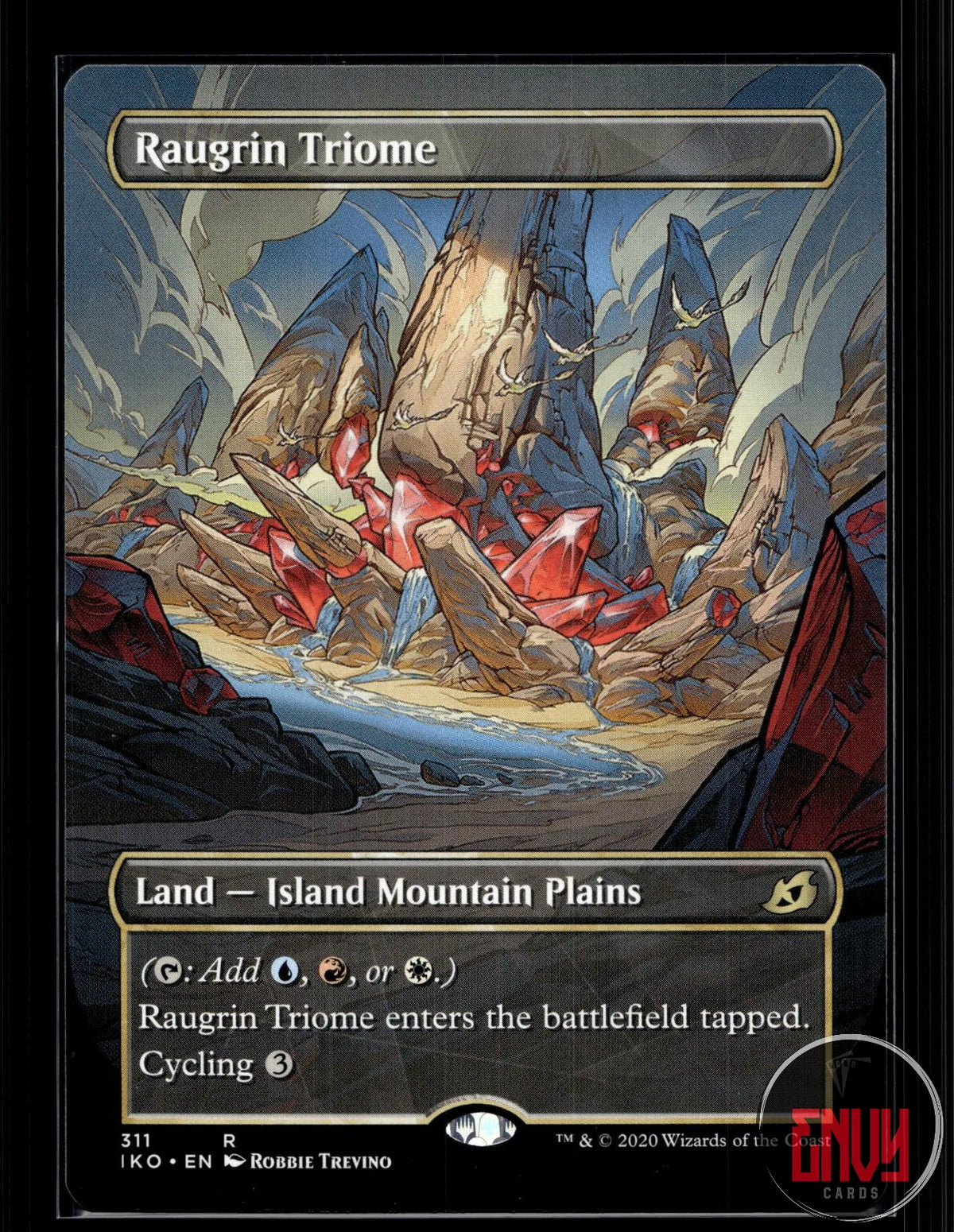 Raugrin Triome (Showcase) Near Mint 311 Rare Ikoria: Lair of Behemoths