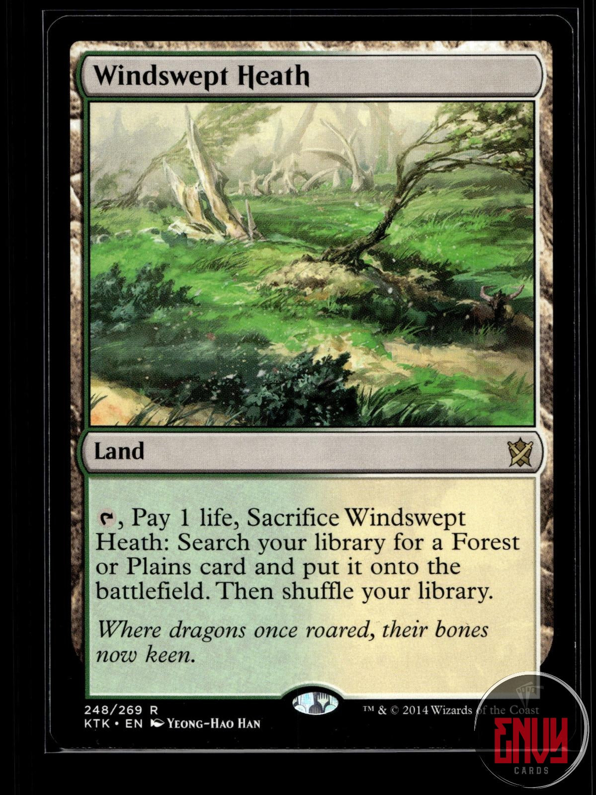 Windswept Heath Near Mint 248 Rare Khans of Tarkir