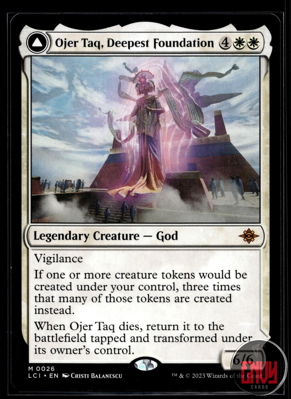 Ojer Taq, Deepest Foundation Near Mint 26 Mythic The Lost Caverns of Ixalan