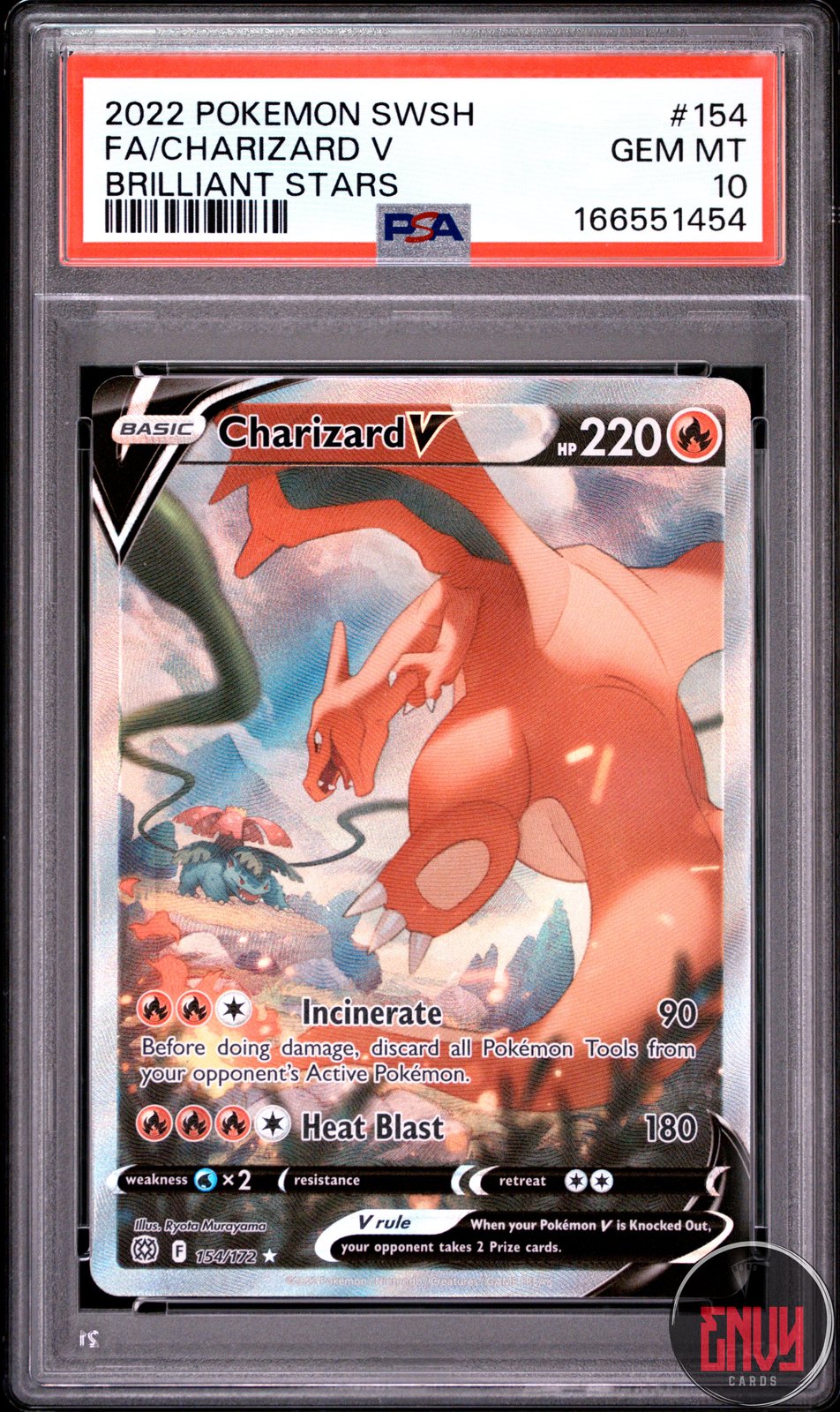 Charizard V 154 Brilliant Stars Pokemon PSA 10