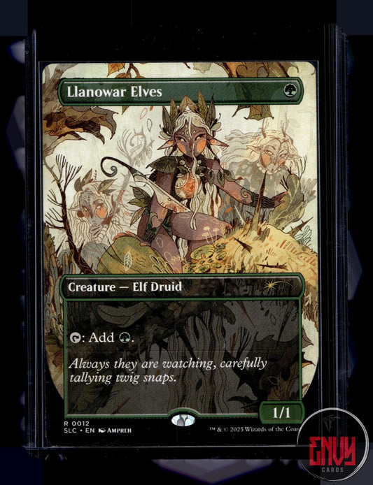Llanowar Elves Near Mint 12 Rare Secret Lair Countdown Kit Magic: The Gathering