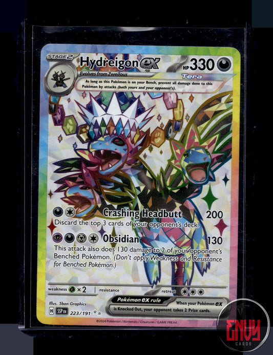 Hydreigon ex Near Mint 223/191 Ultra Rare Surging Sparks Pokemon