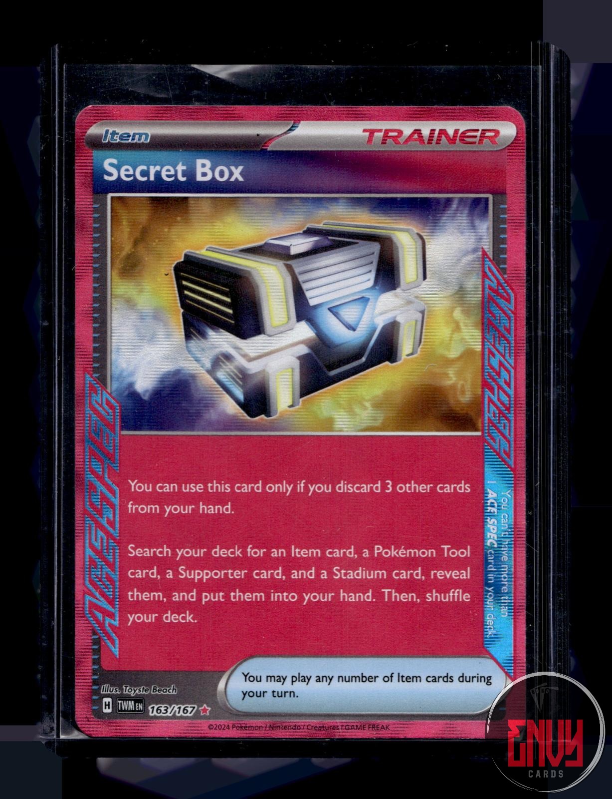 Secret Box Near Mint 163/167 ACE SPEC Rare Twilight Masquerade Pokemon